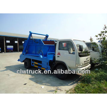 Dongfeng 4000L caminhão de lixo, caminhão de lixo de contêiner